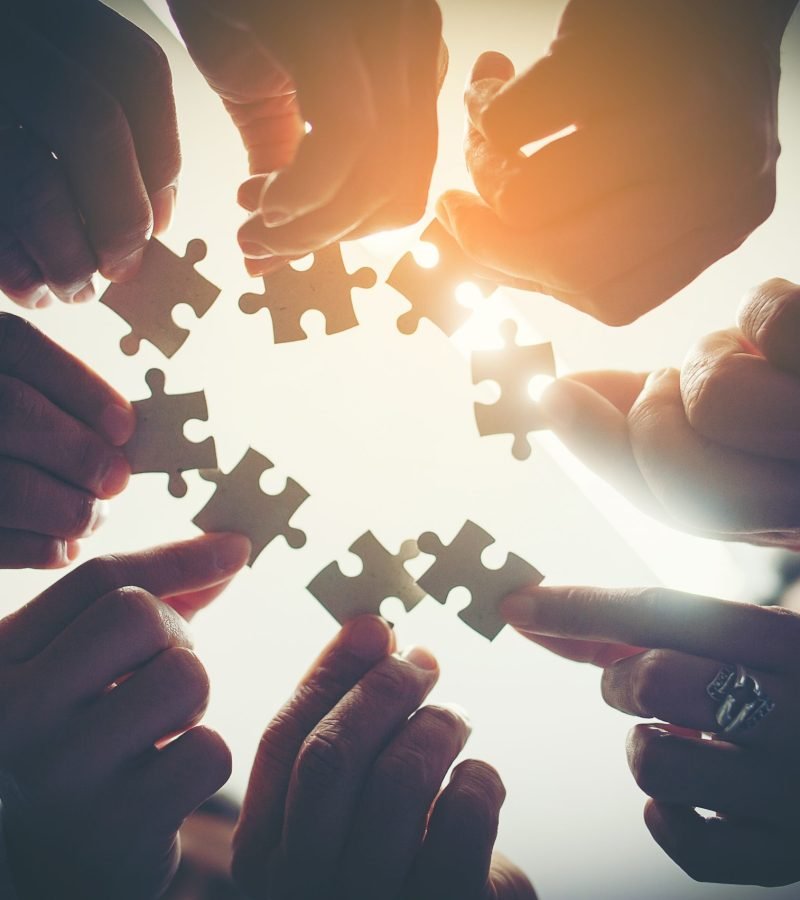 Everyone is an important jigsaw at work.